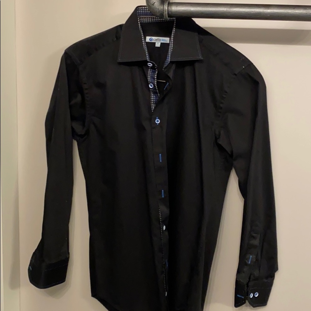 Cafe Bleu Button Down With Contrast Collar - image 1